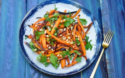 Roasted Carrots with Zaatar & Herbs