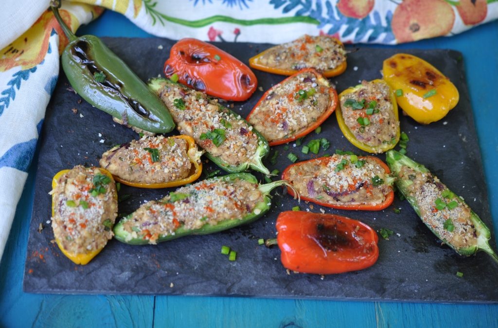 Stuffed Sweet Pepper with Tofu