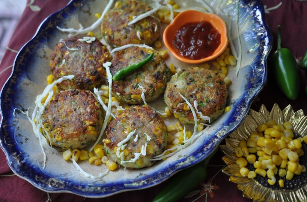 Pan-Fried Corn Cutlets