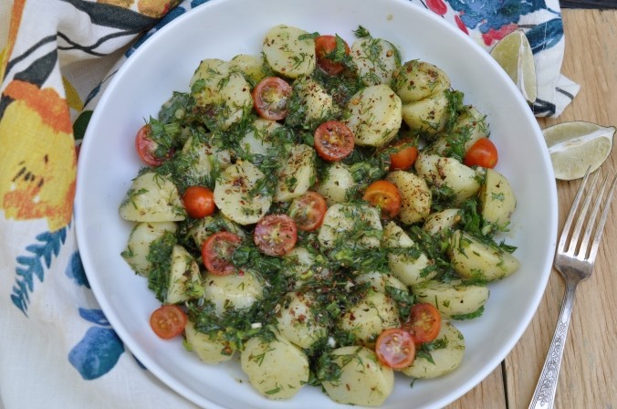 Potato & Dill Salad with Dijon Mustard