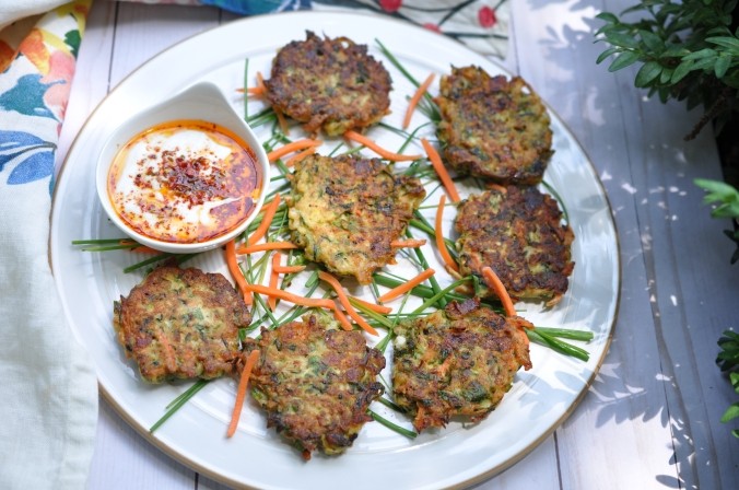 Zucchini PanCake with Herbs & Spices