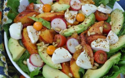 Summer Peach Salad with Tamarind and Roasted Spices