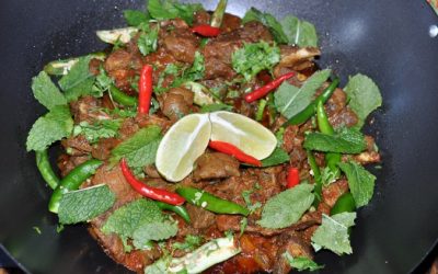 Mutton Chops ‘Karahi’ with Liver & Kidney