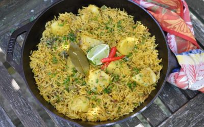 Spiced Potato Rice – ‘Aloo Ki Tehri’ With Anchovies & Herbs